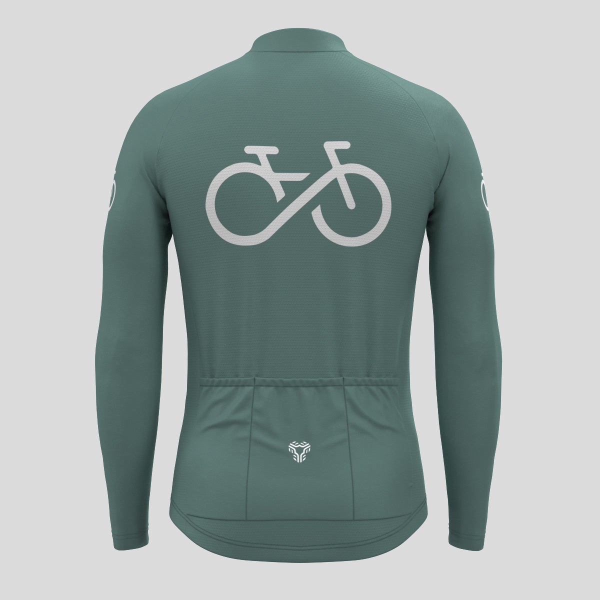 Men's Ride Forever LS Cycling Jersey - Sage