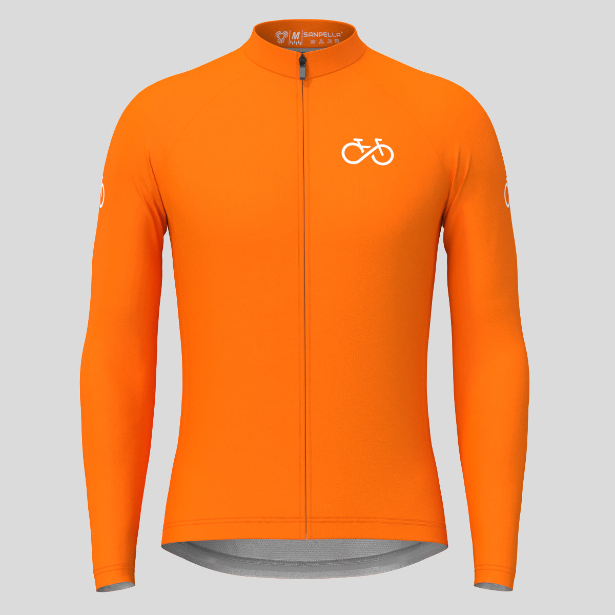 Men's Ride Forever LS Cycling Jersey - Orange