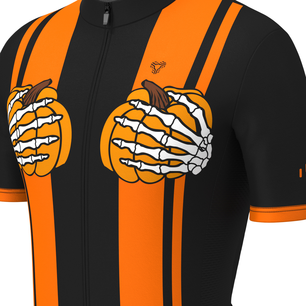 Halloween Skeleton Boob Hand Men's Cycling Jersey