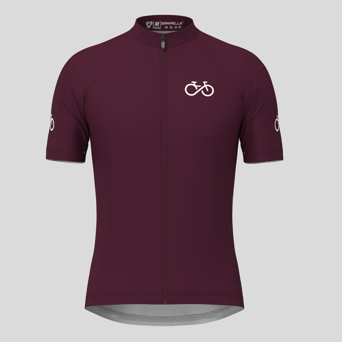 Ride Forever Men's Cycling Jersey -Burgundy