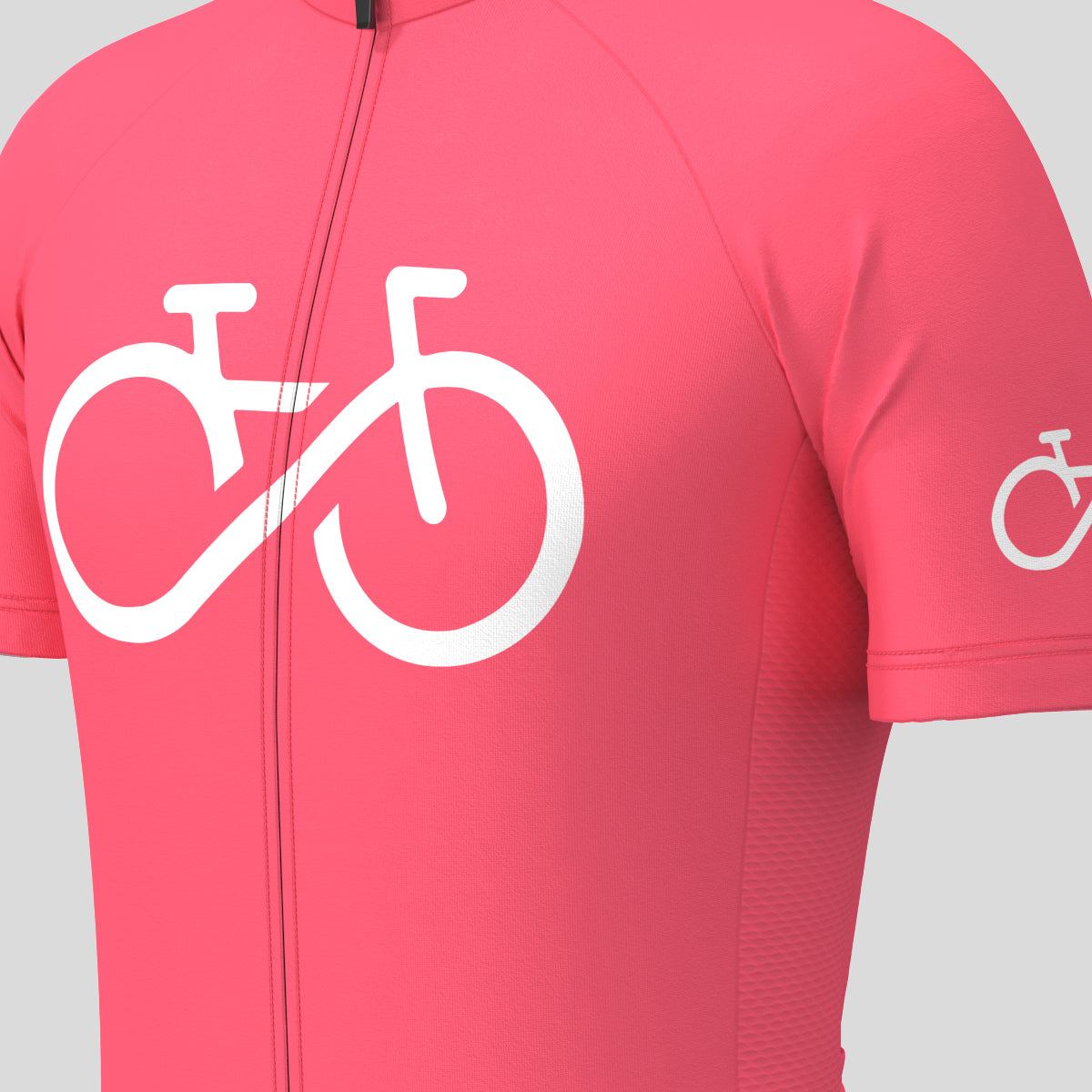 Bike Forever Men's Cycling Jersey - Pink