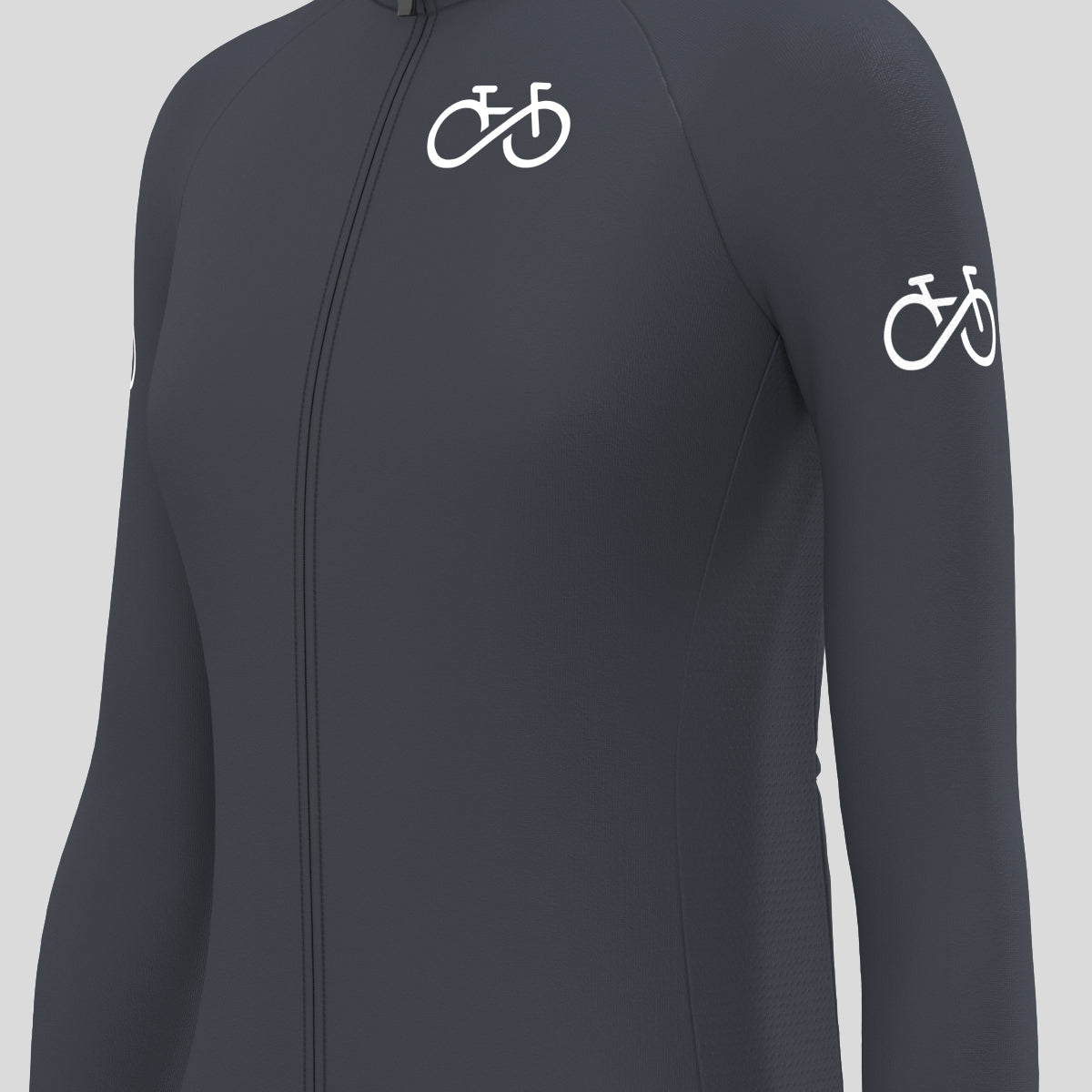 Ride Forever Women's LS Cycling Jersey - Graphite