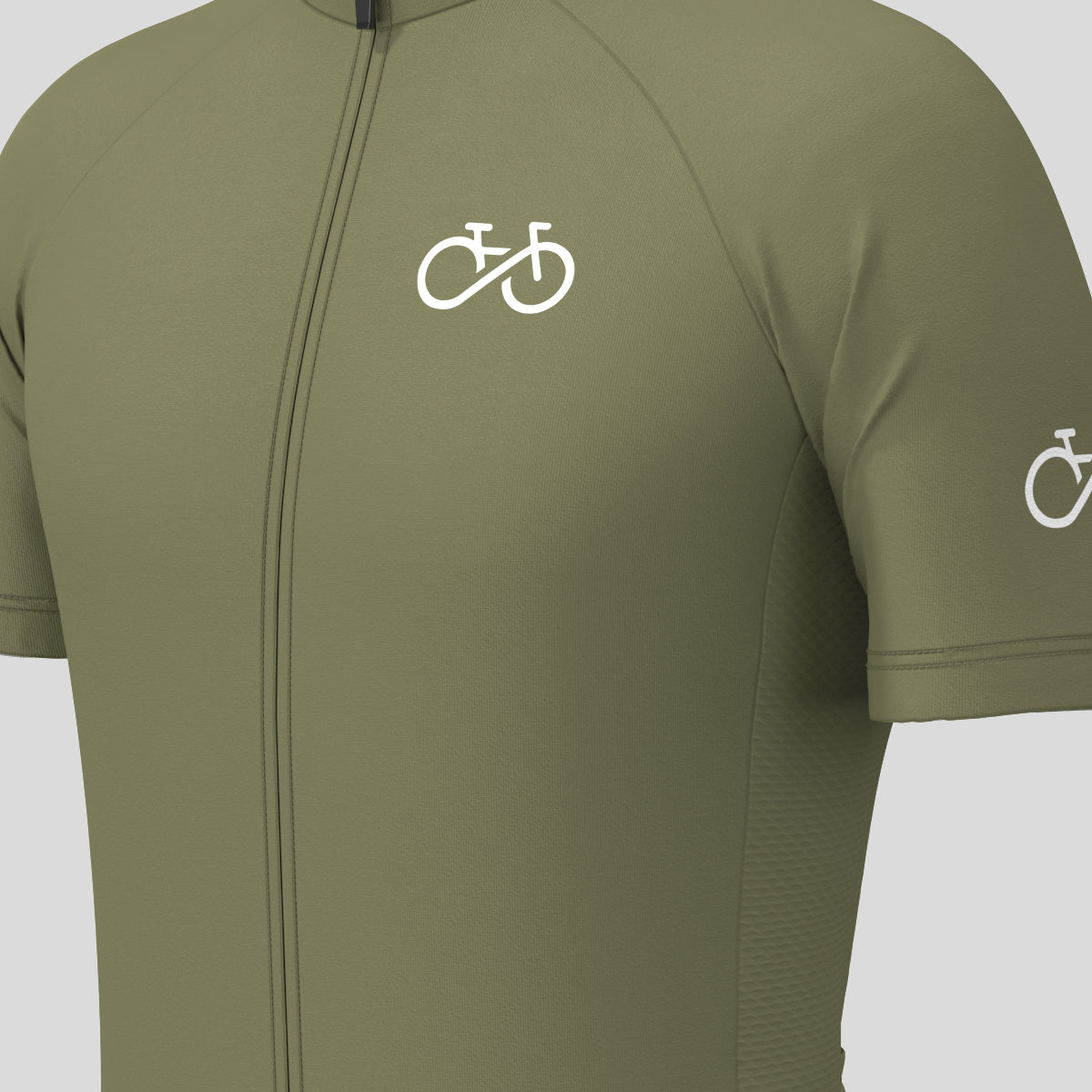 Ride Forever Men's Cycling Jersey -Olive