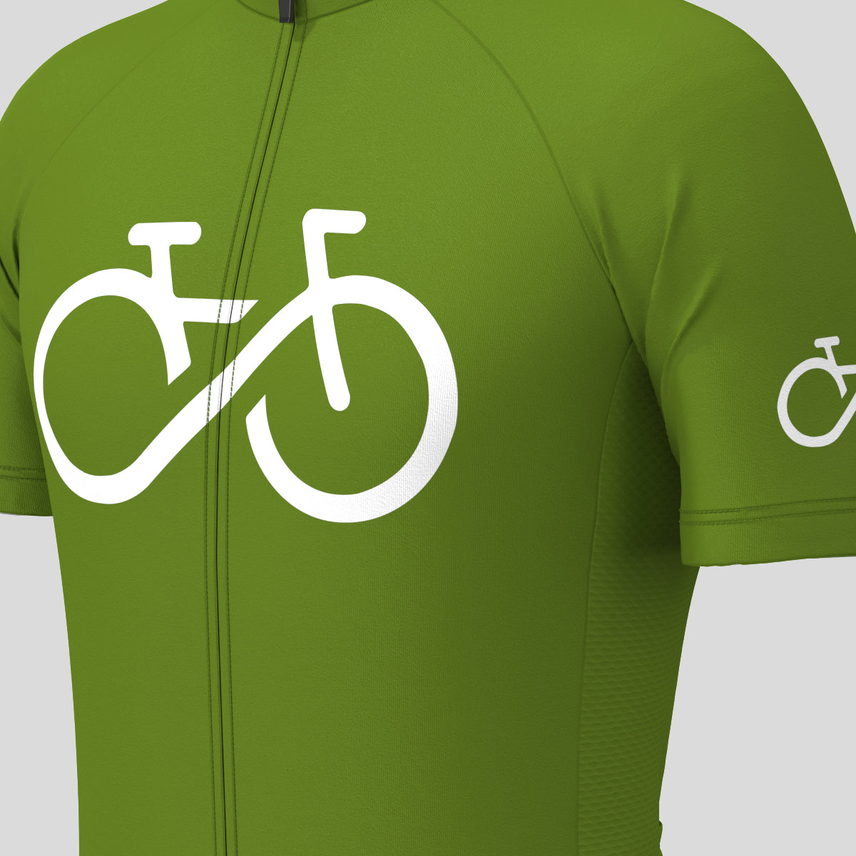 Bike Forever Men's Cycling Jersey -Forest