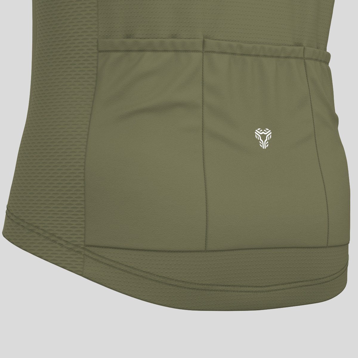 Bike Smile Men's Cycling Jersey - Olive