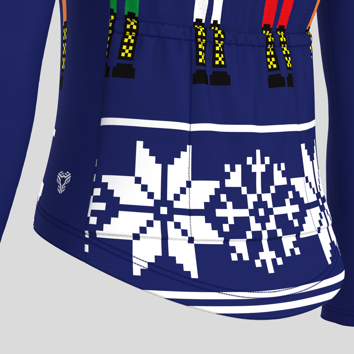Christmas Sweater Nutcrackers Women's LS Cycling Jersey