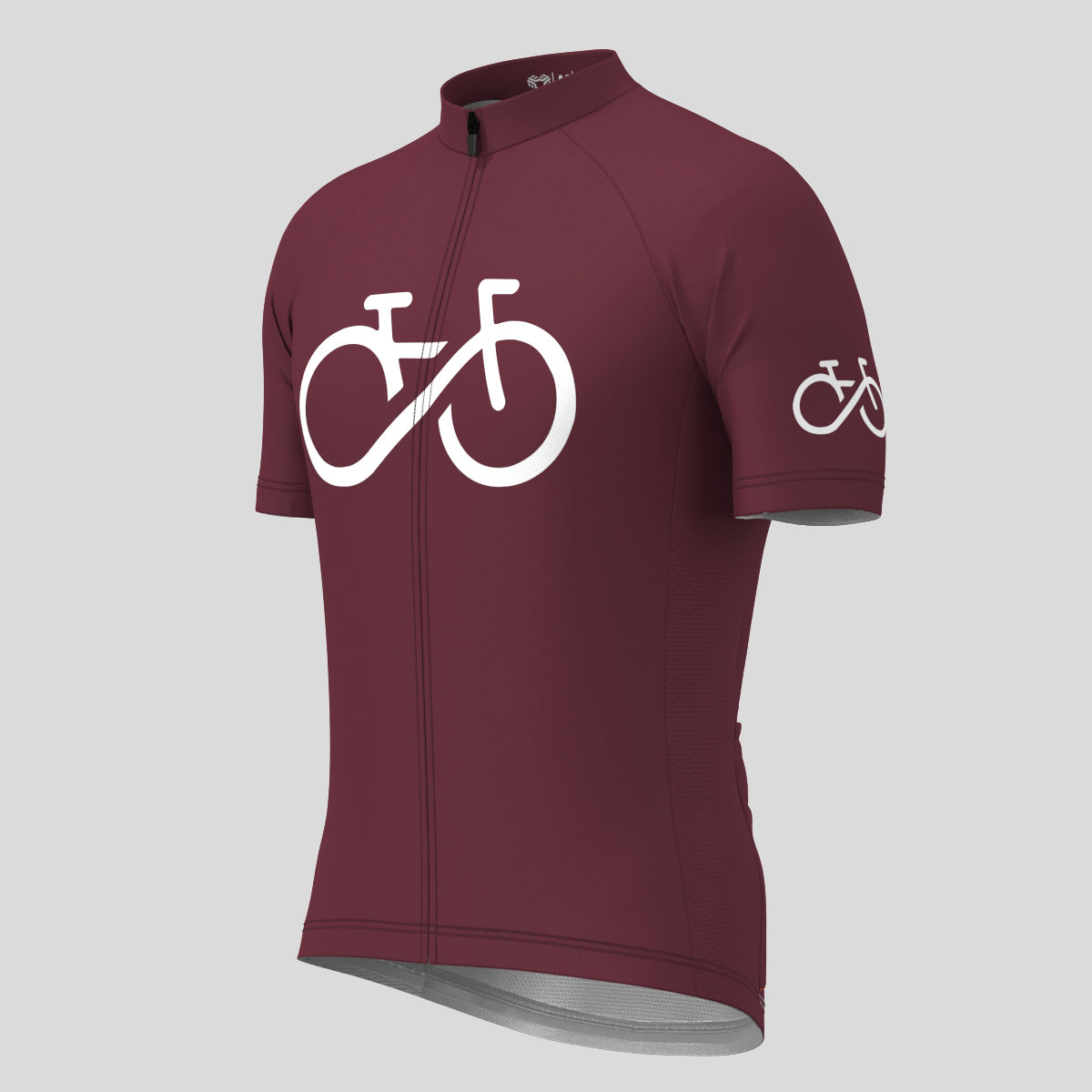 Bike Forever Men's Cycling Jersey -Plum