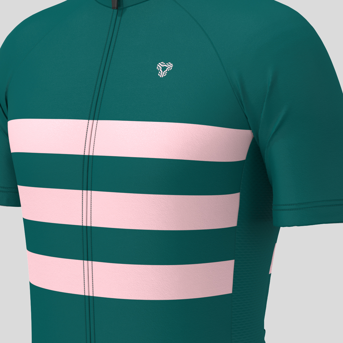 Men's Classic Stripes Cycling Jersey - Midnight/Pink