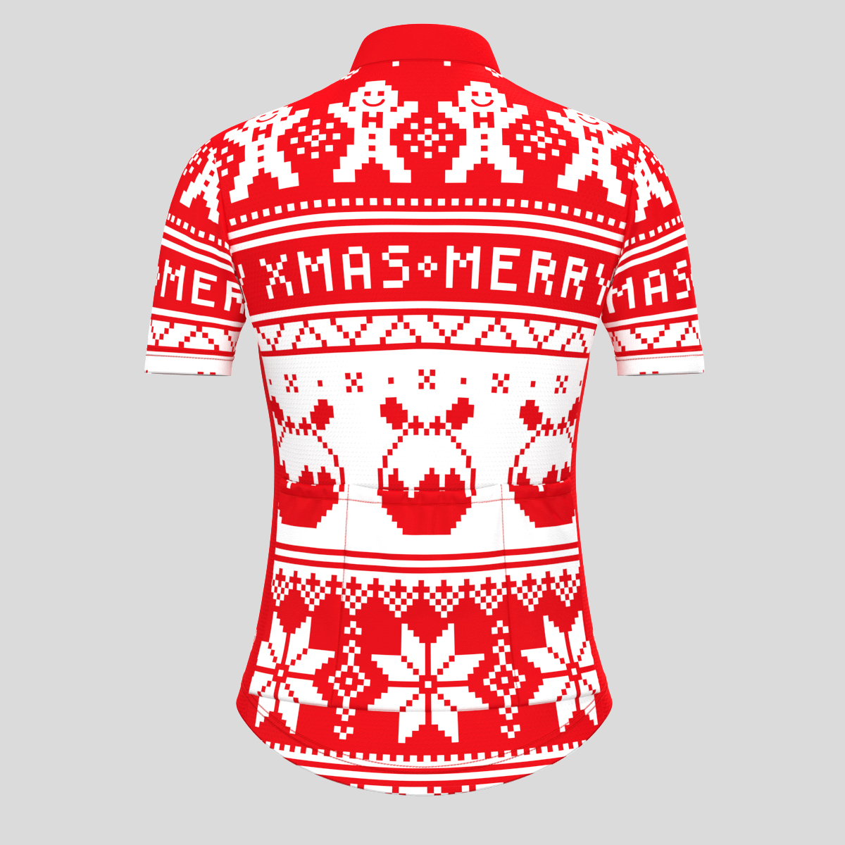 Christmas Sweater Gingerbread Man pudding Women's Cycling Jersey