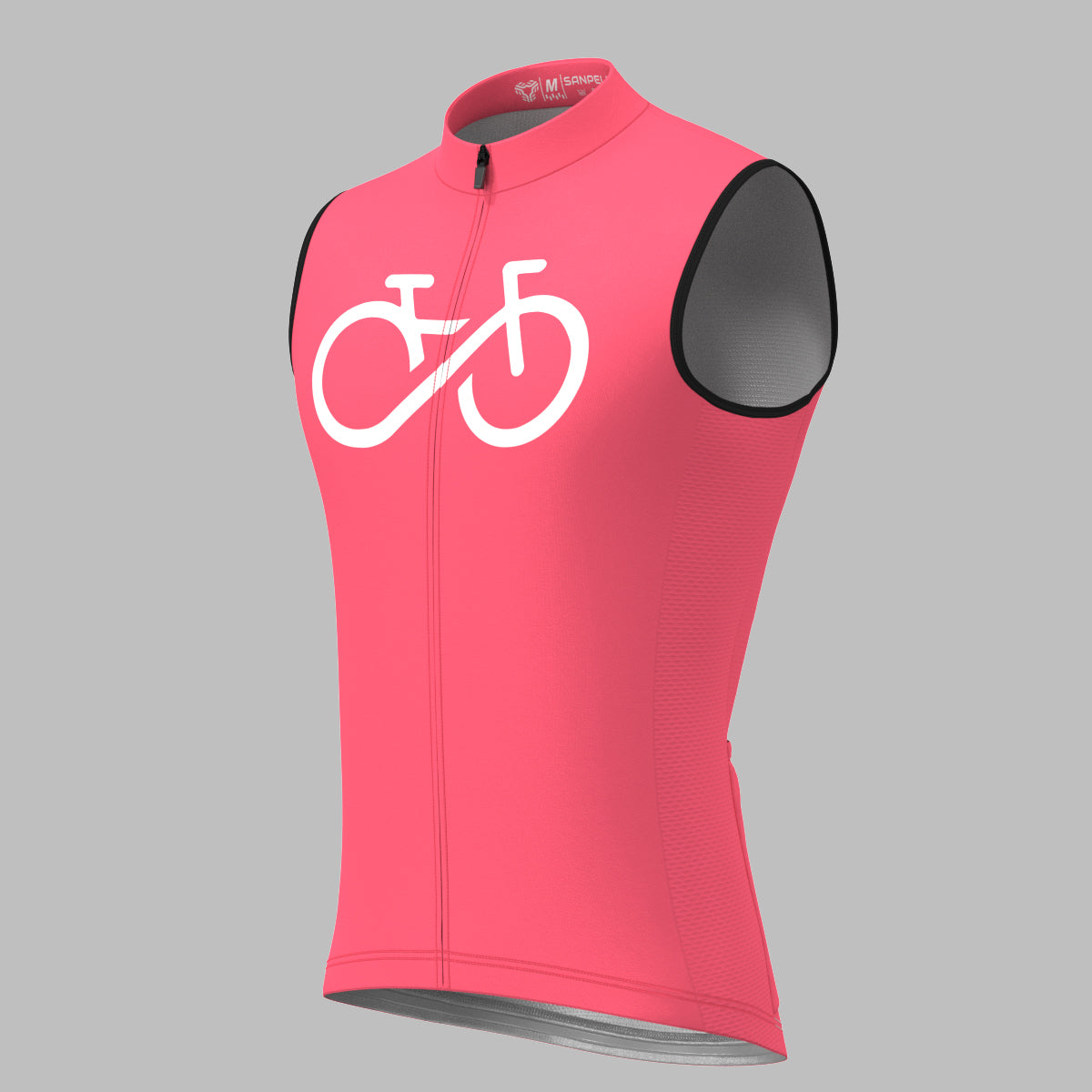 Men's Bike Forever Sleeveless Cycling Jersey - Pink