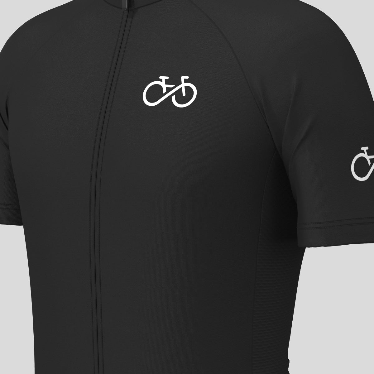 Ride Forever Men's Cycling Jersey -Black