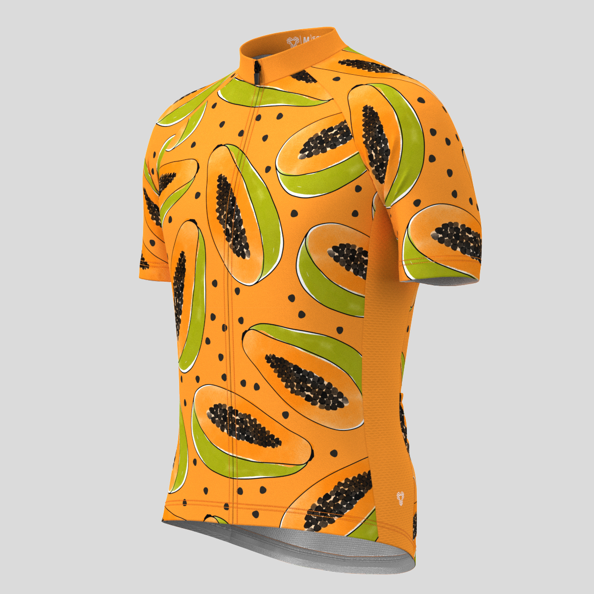 Watercolor Papaya Men's Cycling Jersey Sanpella.cc