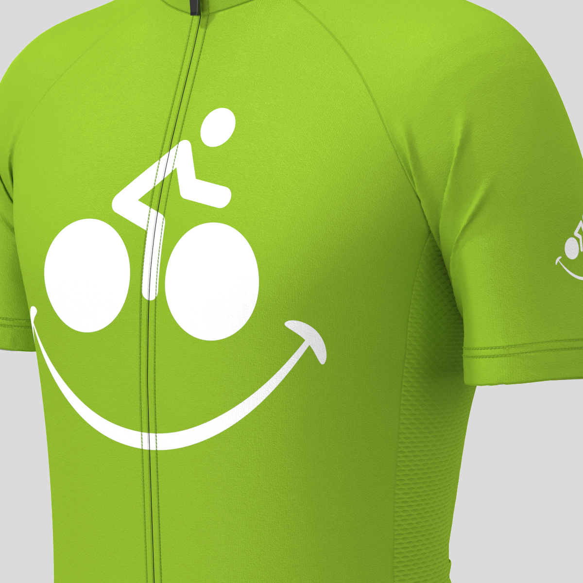 Bike Smile Men's Cycling Jersey - Wasabi