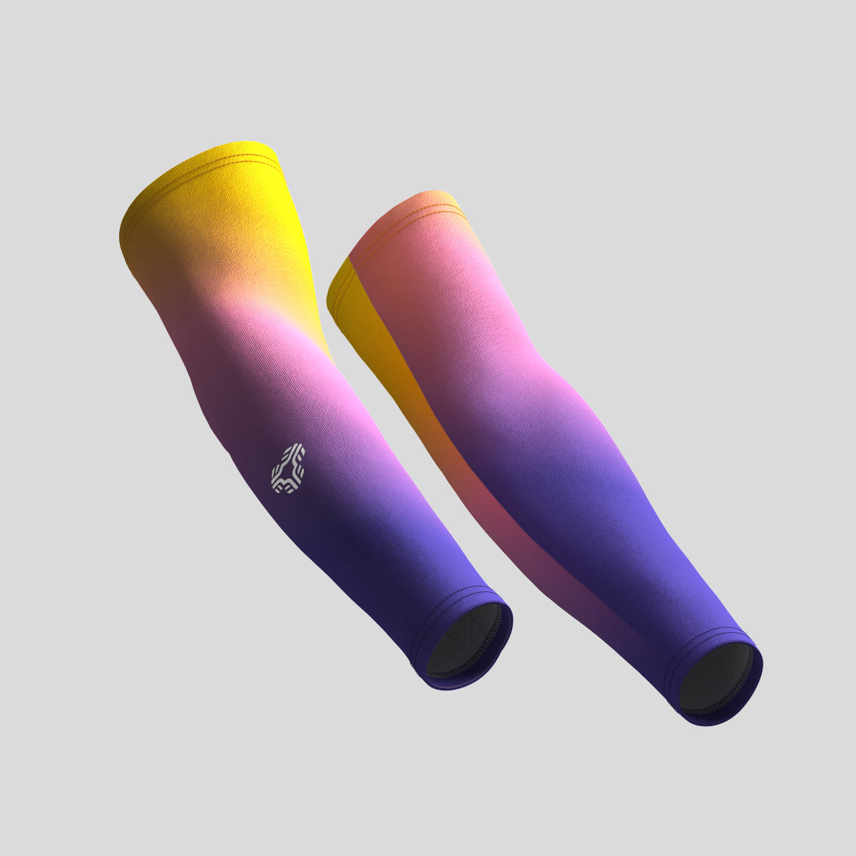 Men's Minimal Fade Arm Warmer - Orange