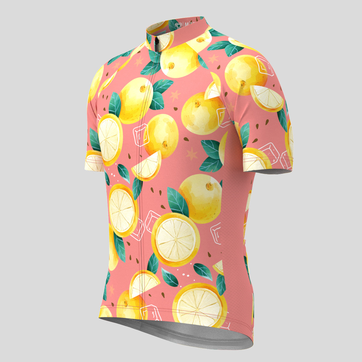 Classic Orange Men's Cycling Jersey - Pink