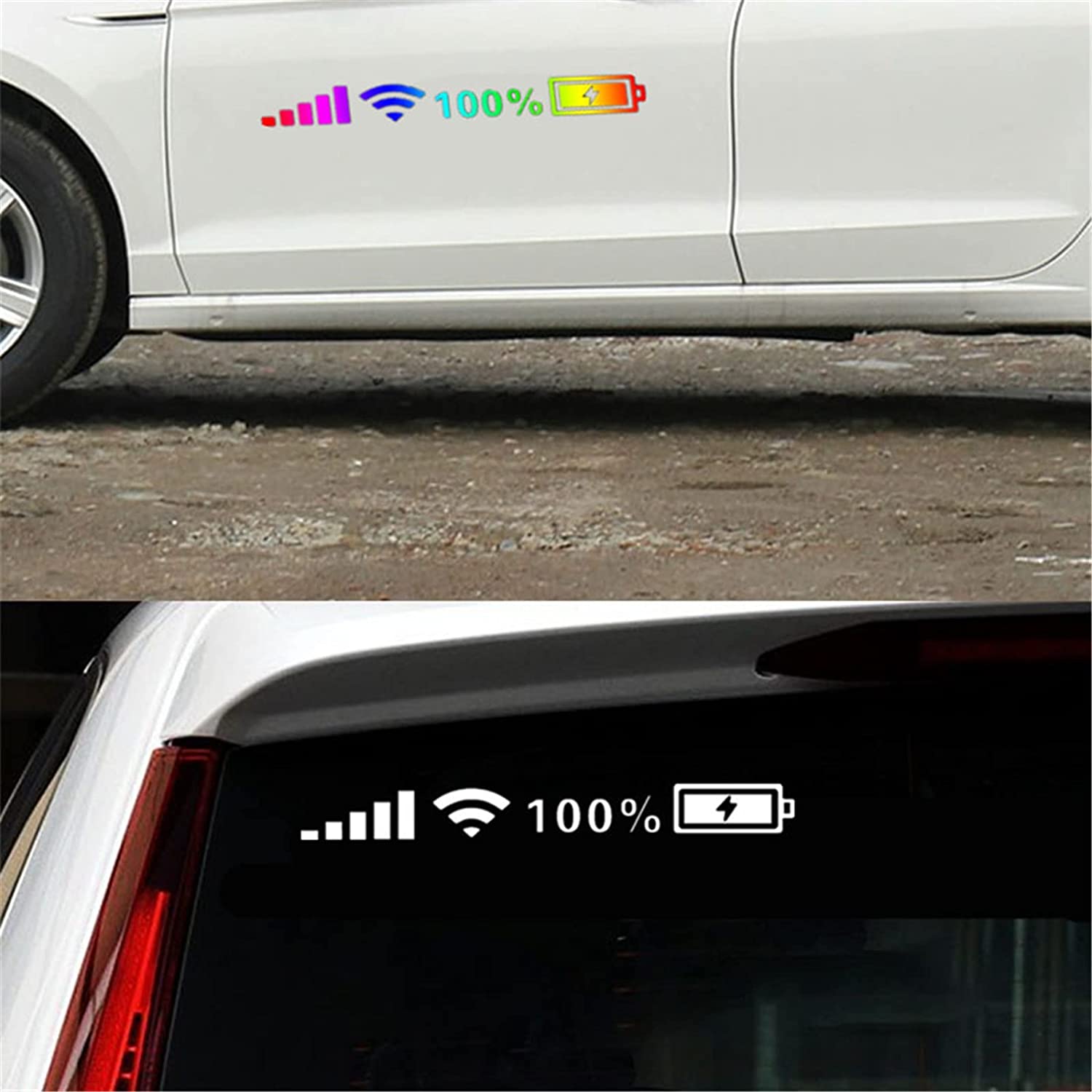 Car Windshield Sticker - WiFi Power Phone Logo-Topselling