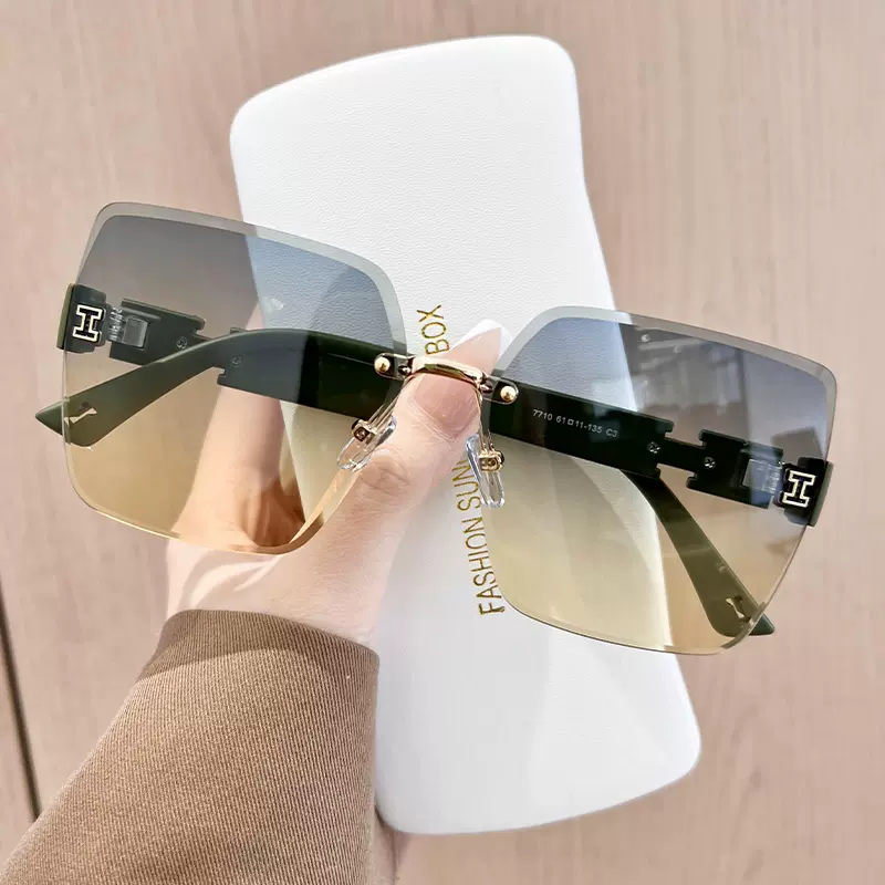 2023 New Style - Frameless Cut Edge UV Protection Polarized Sunglasses-Topselling