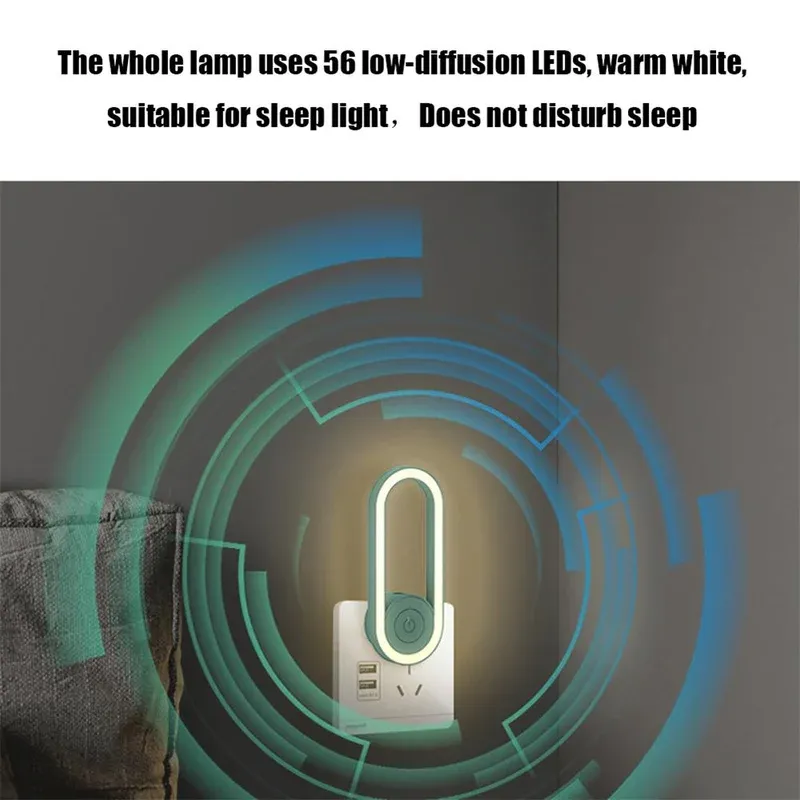 Frequency Conversion Ultrasonic Mosquito Killer with LED Sleeping Light-Topselling
