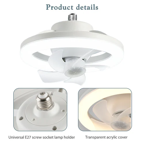  LED Swing Head Fan Light-Topselling
