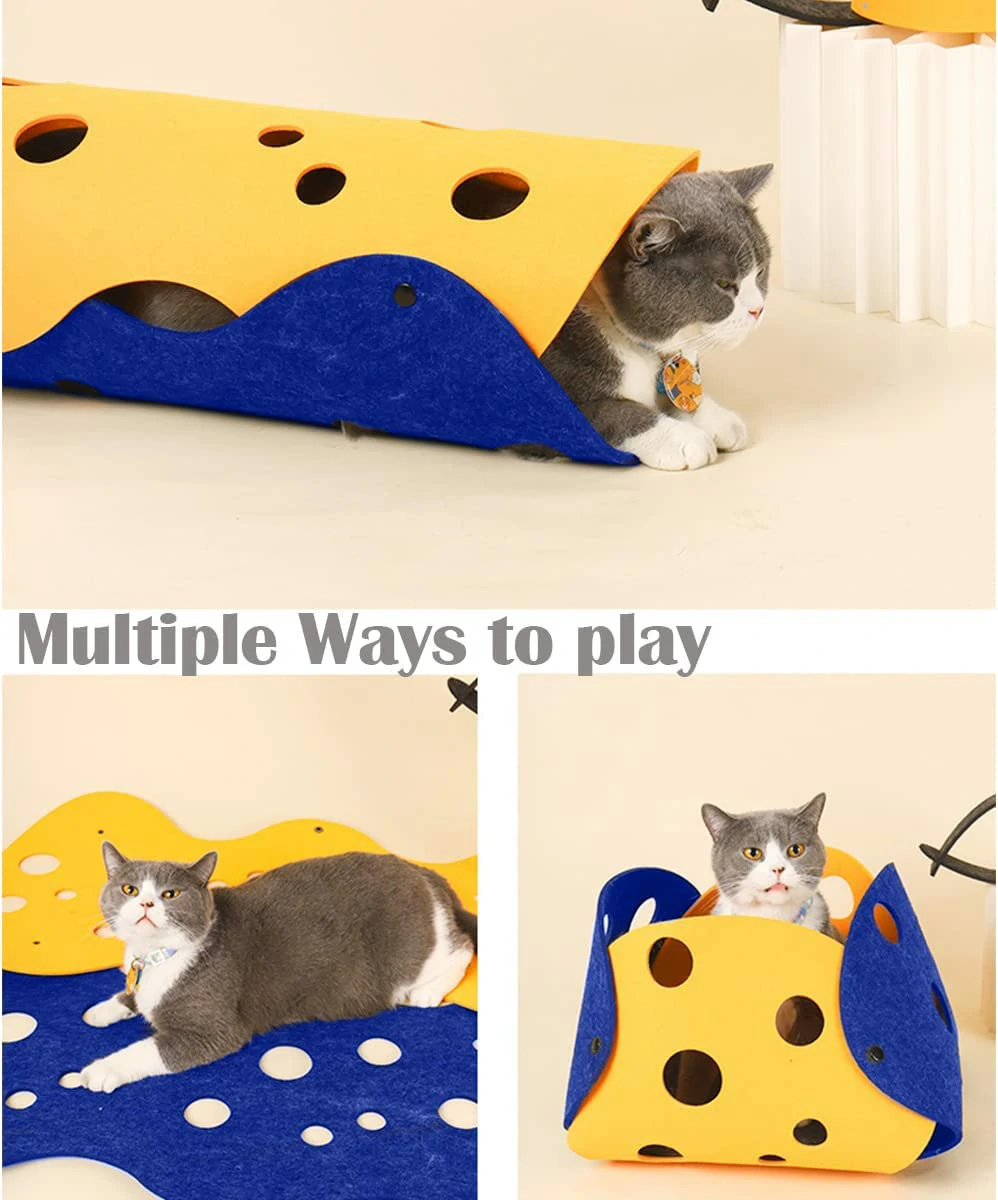 Foldable Cat Toy Felt Cat Tunnel-Topselling