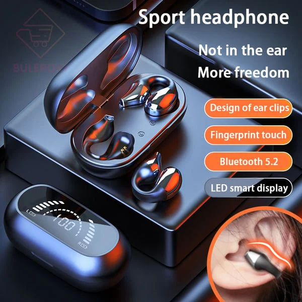 🎁Last Day Promotion 49% OFF🎁 2023 Wireless Ear Clip Bone Conduction Headphones🎧-Topselling