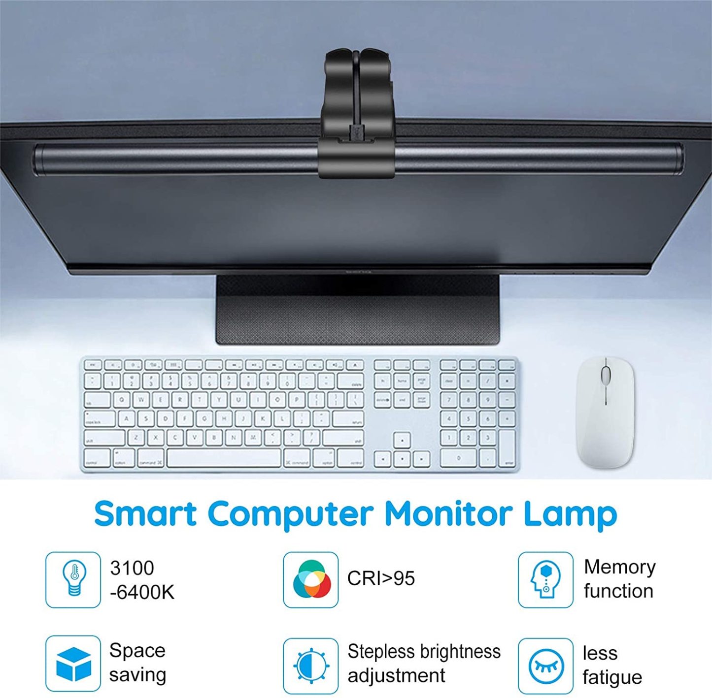 OOWOLF Screen Light Bar Electronic Reading LED Work Light-Topselling