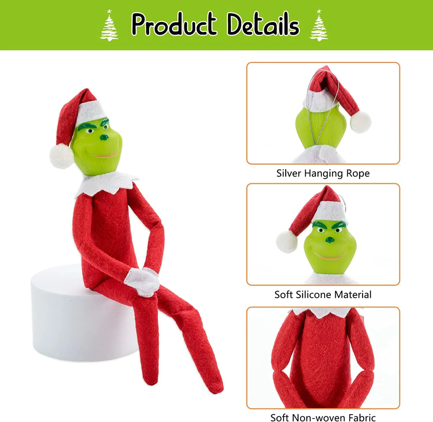 Christmas Grinch Hanging Ornament-Topselling