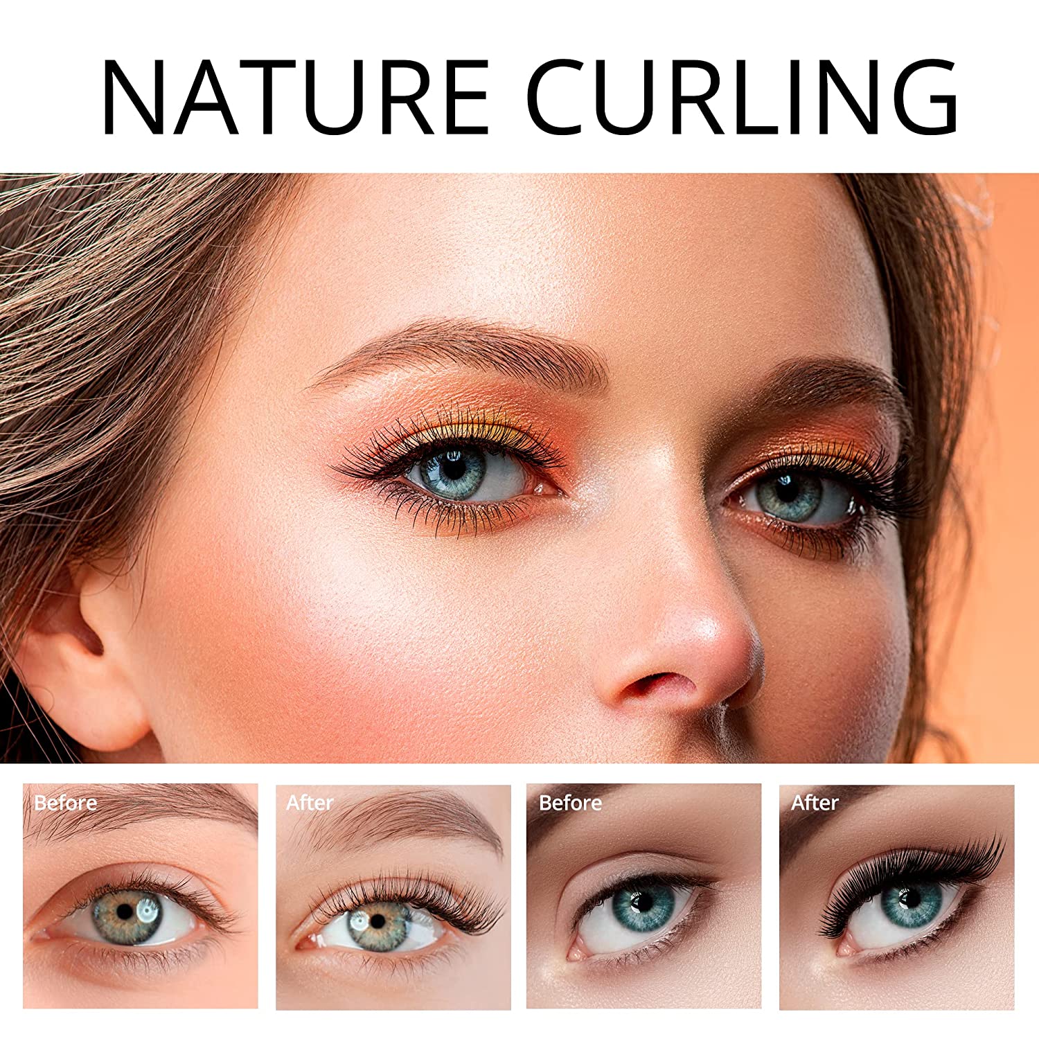Long-Lasting Hold Heated Eyelash Curler-Topselling