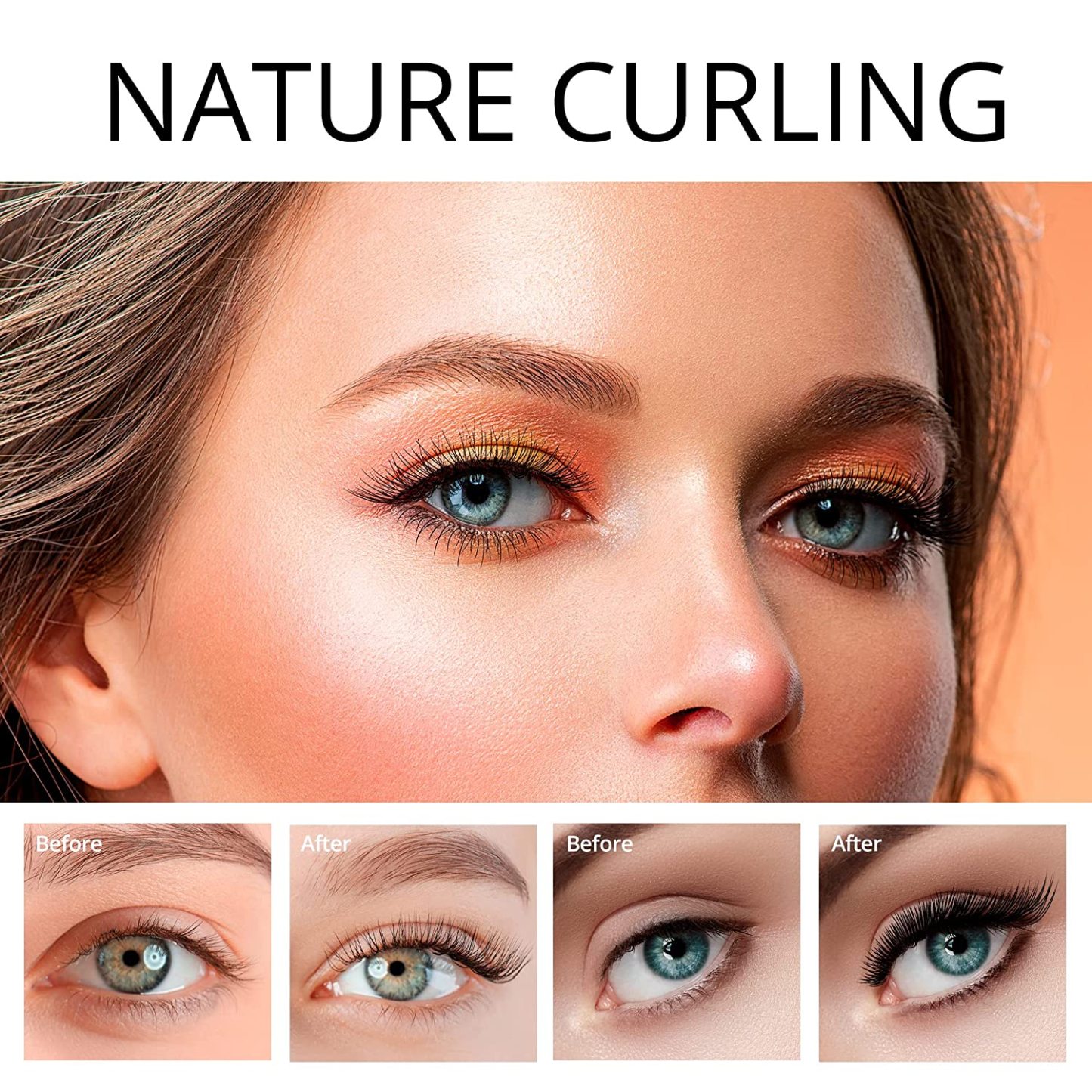 Long-Lasting Hold Heated Eyelash Curler-Topselling