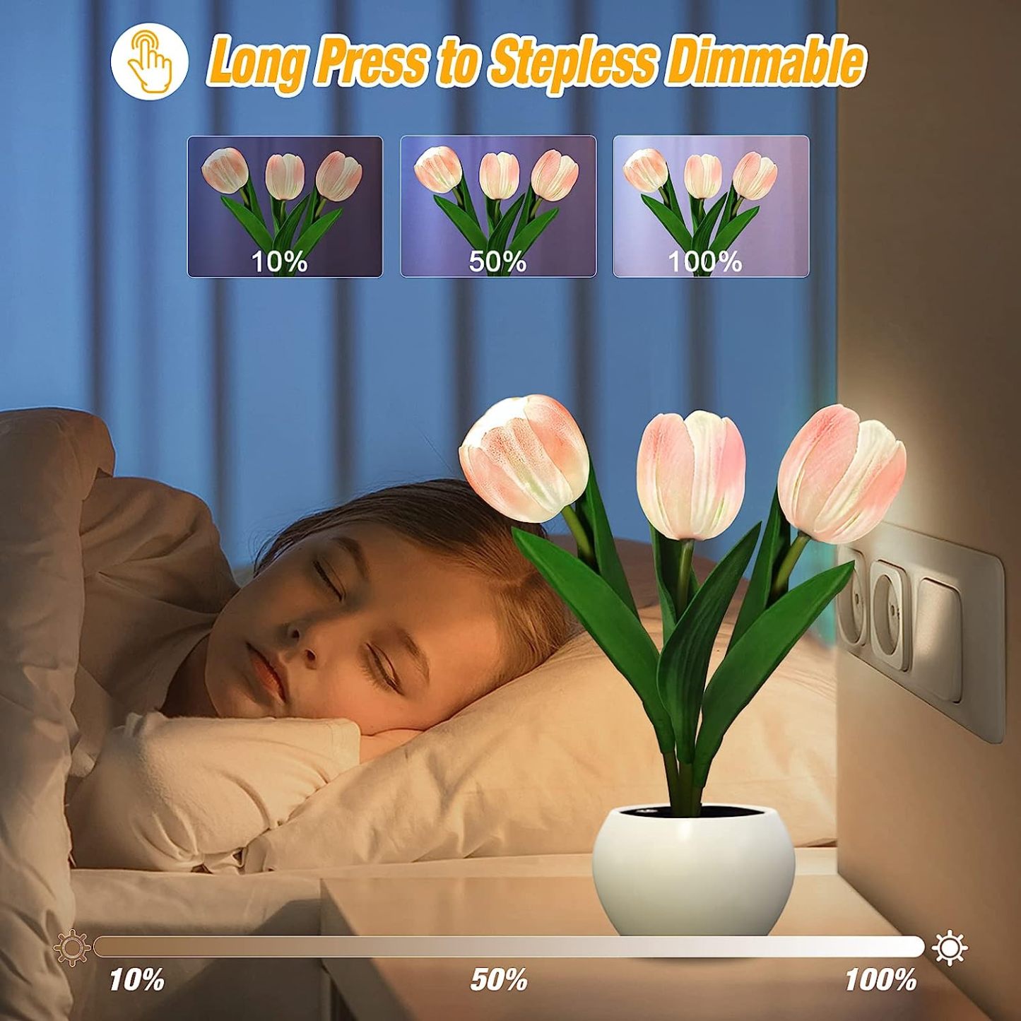 LED Tulip Night Light-Topselling