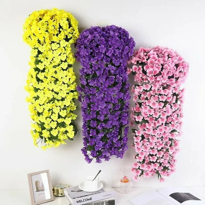 Vivid Artificial Hanging Orchid Bunch-Topselling