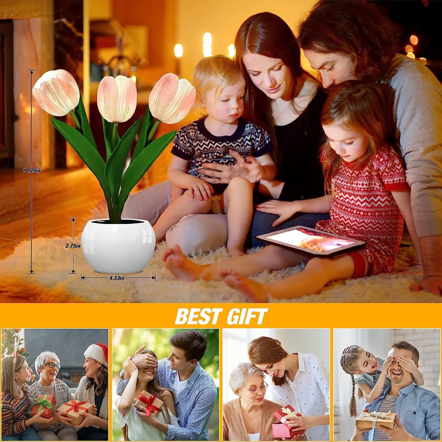 LED Tulip Night Light-Topselling
