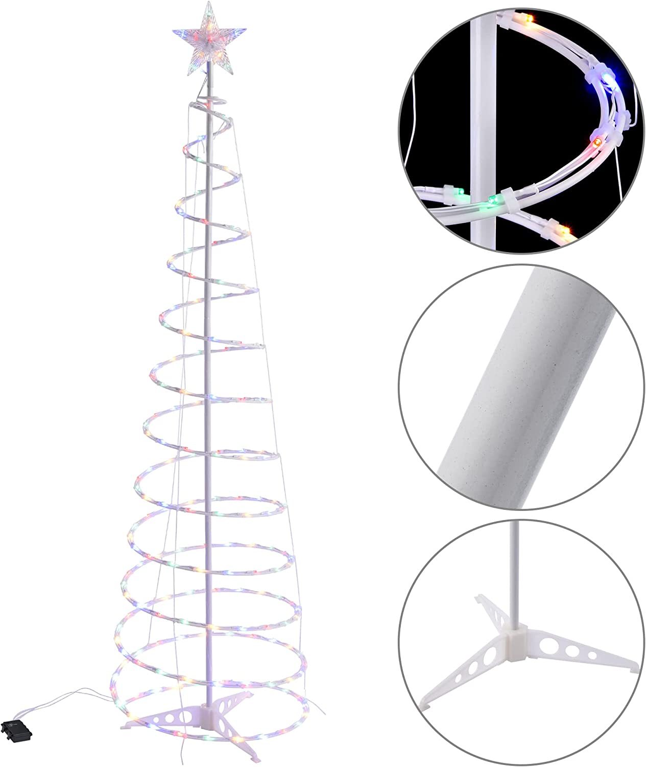 2022 New LED Spiral Christmas Tree Lights-Topselling