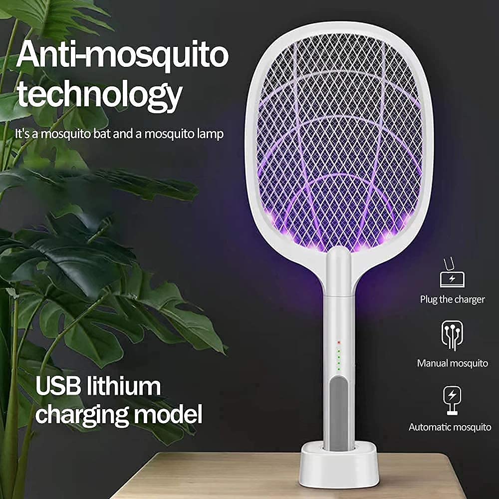 2-in-1 Electric Swatter & Night Mosquito Killing Lamp-Topselling