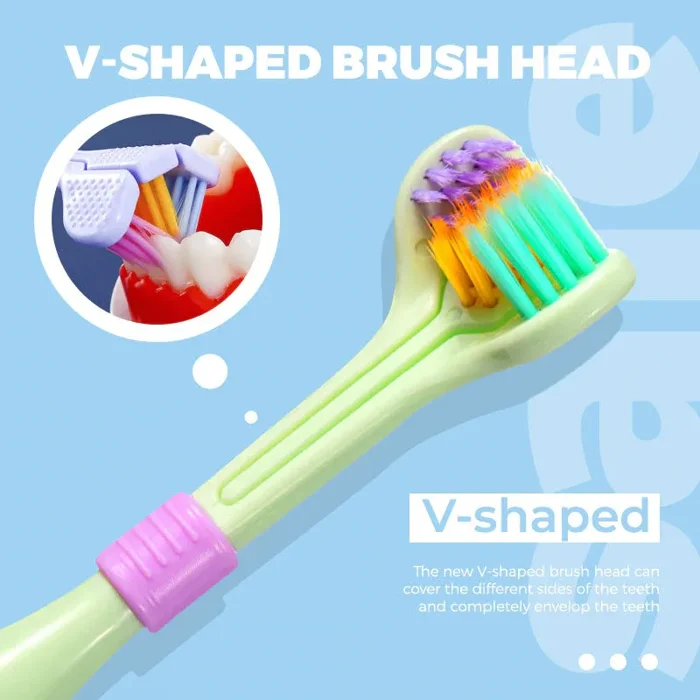 (🔥HOT SALE NOW-49% OFF) Three-Sided Soft Hair Toothbrush-Topselling