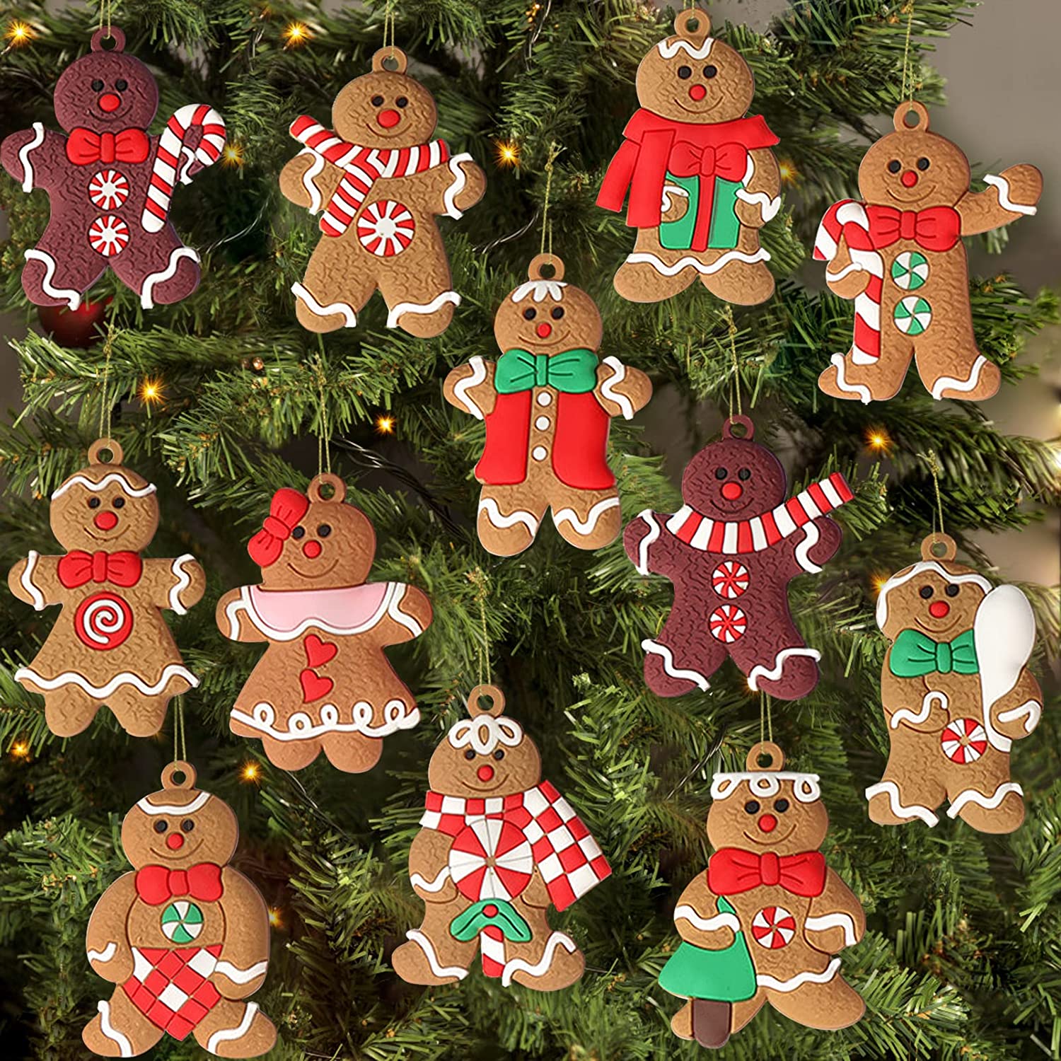 Gingerbread Man Christmas Tree Ornament-Topselling