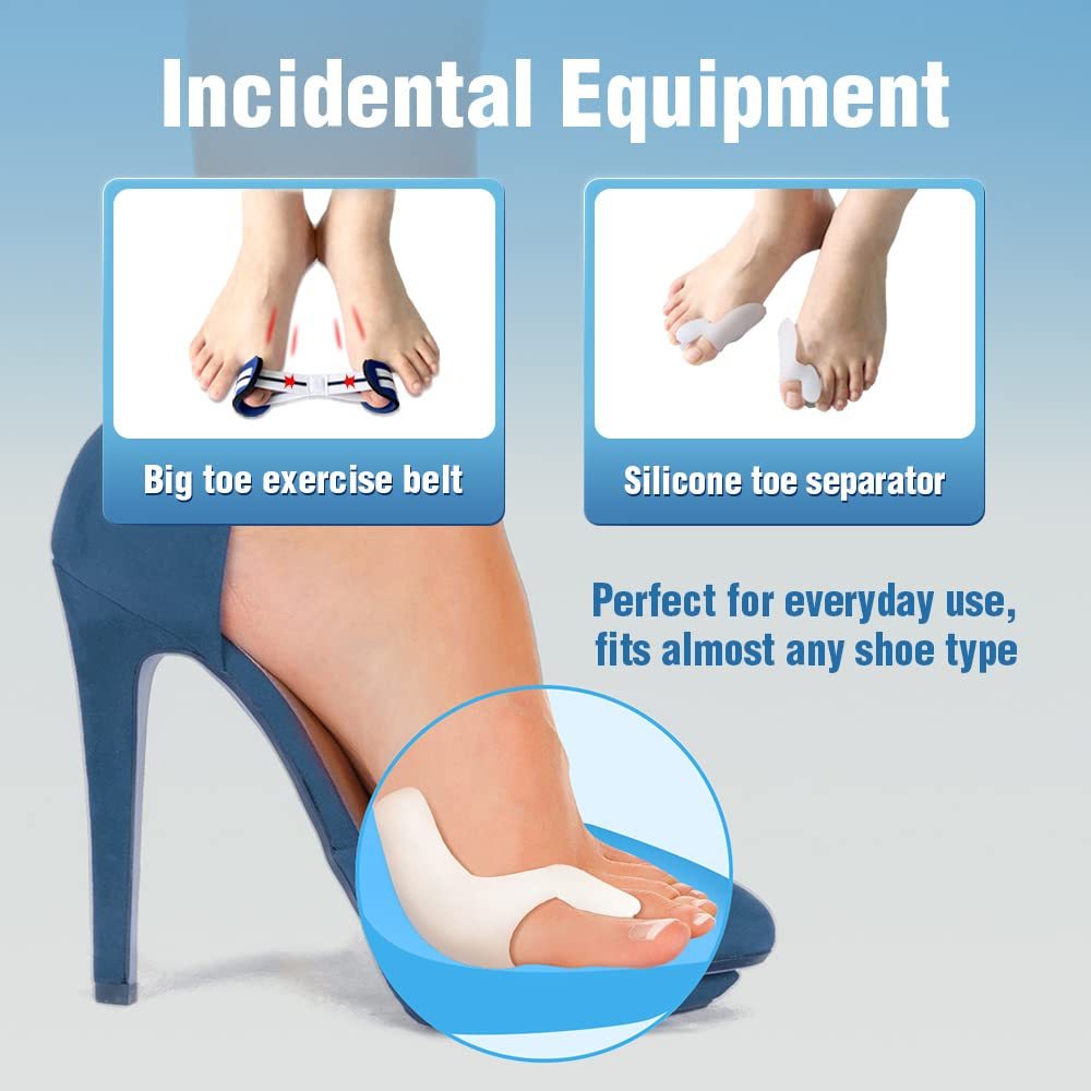 Bunion Corrector for Women and Men-24 Hours Care Day-night Support Kit-Topselling