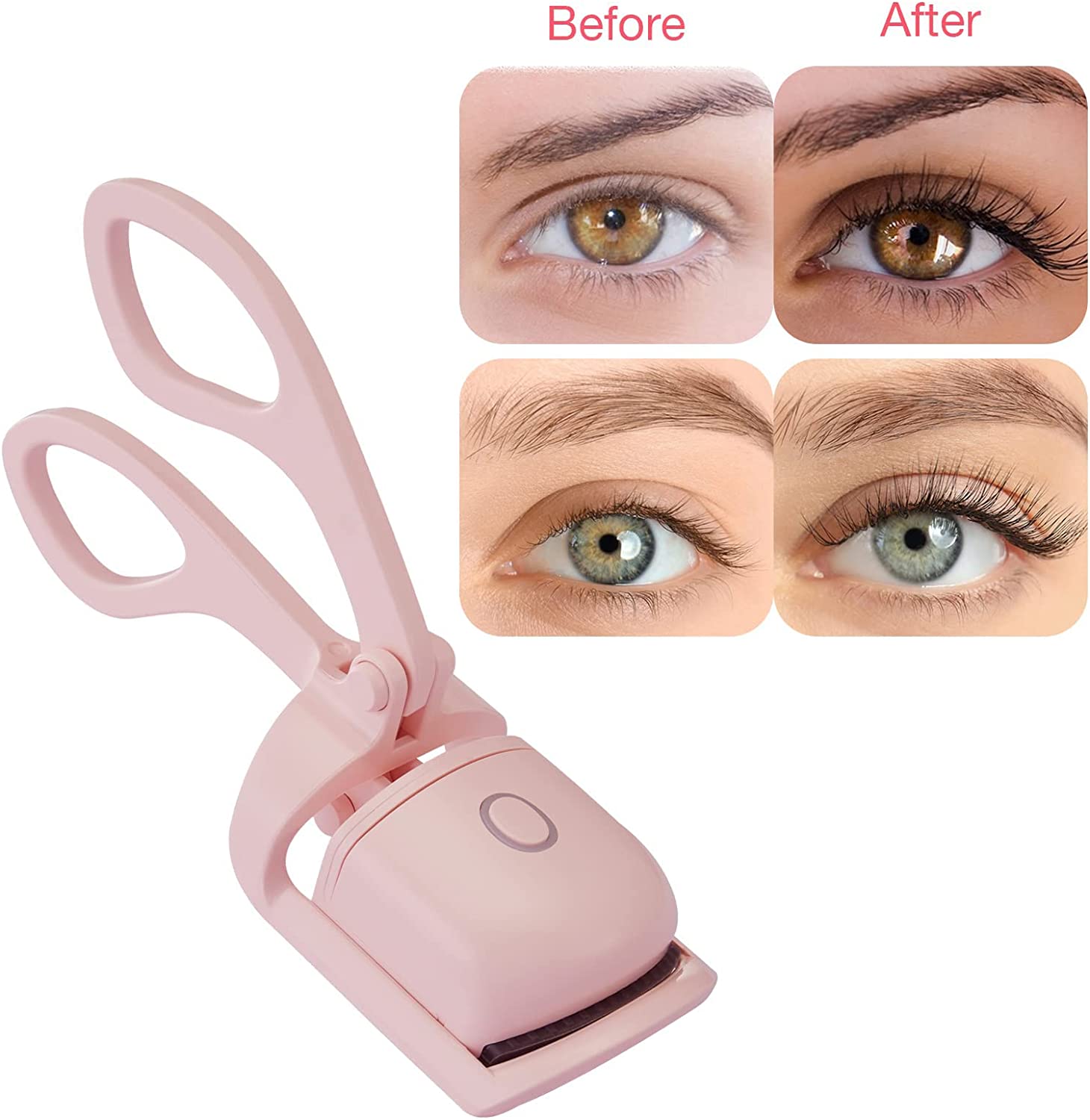 Long-Lasting Hold Heated Eyelash Curler-Topselling