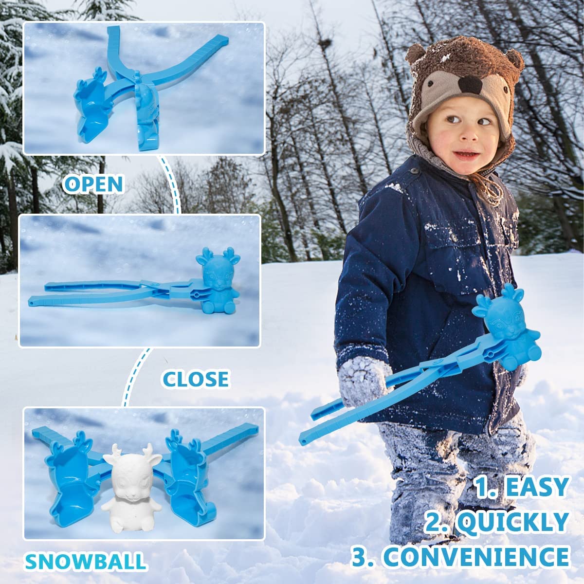 Large Size Snowball Maker Clip-Topselling