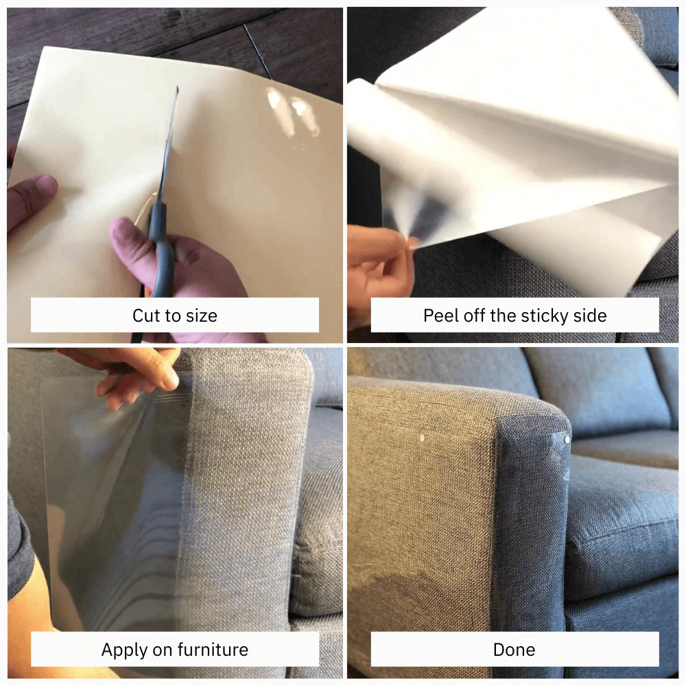  6 Pcs Clear Cat Couch Protector-Topselling