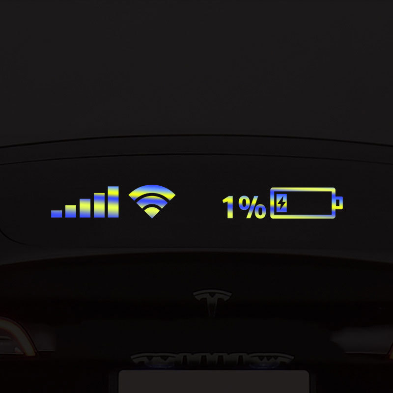 Car Windshield Sticker - WiFi Power Phone Logo-Topselling