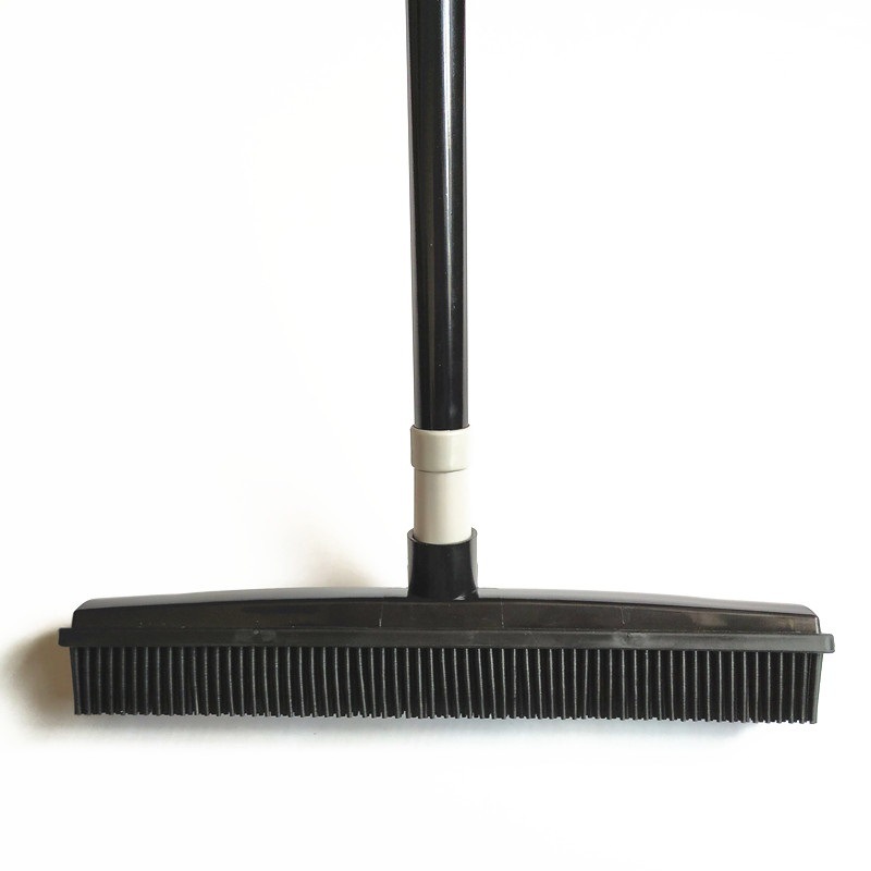 Rubber Broom Carpet Rake for Pet Hair Removal-Topselling