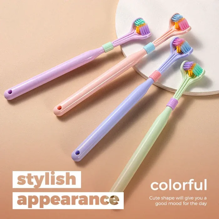 (🔥HOT SALE NOW-49% OFF) Three-Sided Soft Hair Toothbrush-Topselling