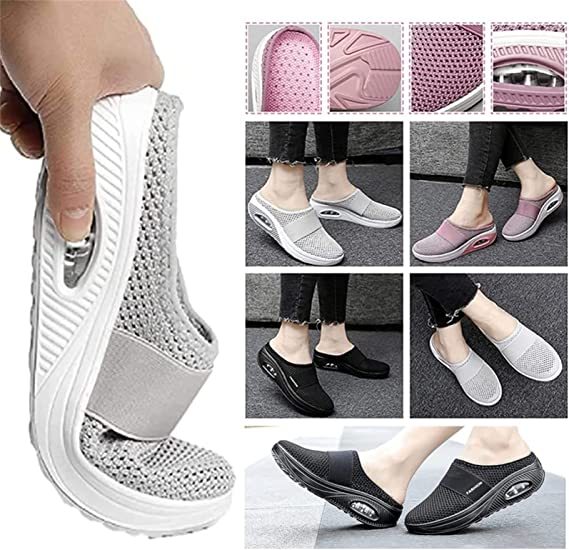 Women's slippers air-cushioned non-slip shoes-Topselling