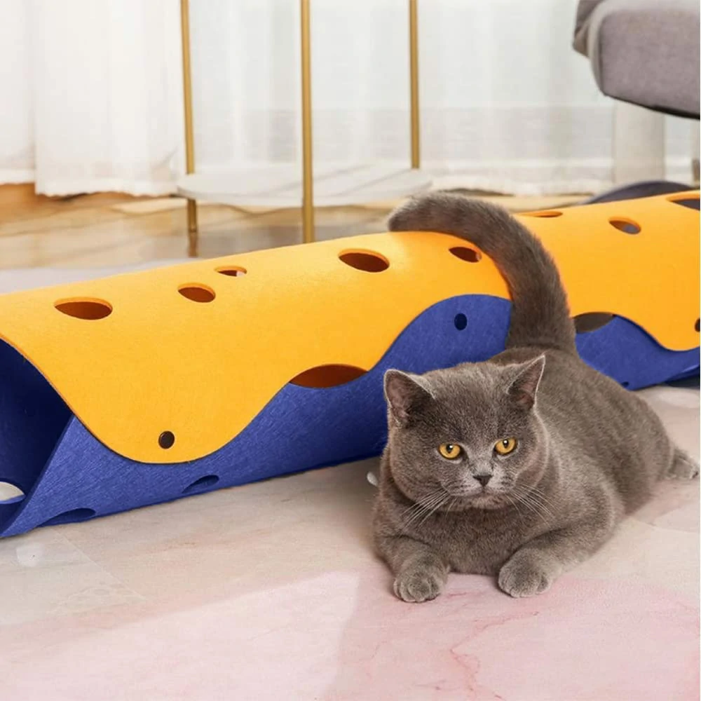 Foldable Cat Toy Felt Cat Tunnel-Topselling