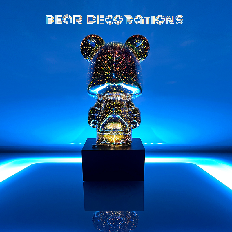 Colorful Glowing Bear Lamp-Topselling