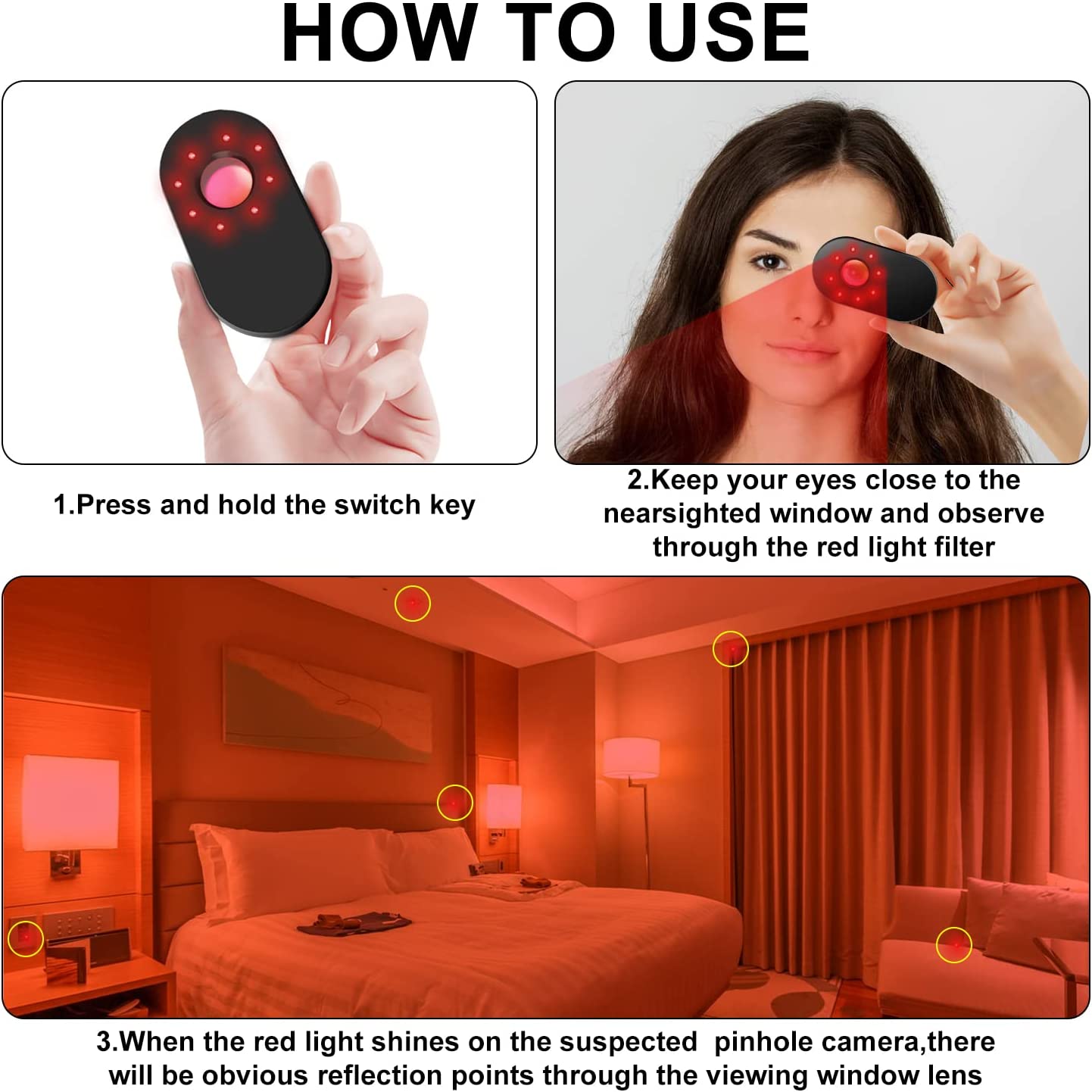 Infrared Hidden Camera Detector-Topselling