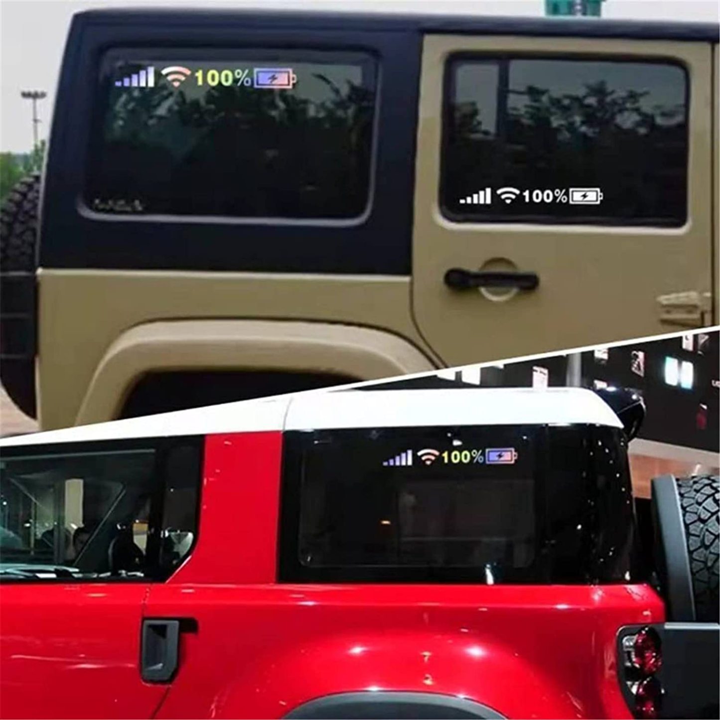 Car Windshield Sticker - WiFi Power Phone Logo-Topselling