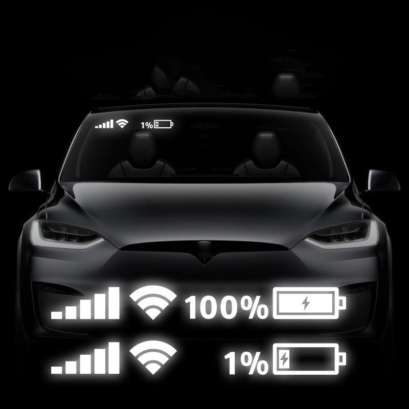 Car Windshield Sticker - WiFi Power Phone Logo-Topselling