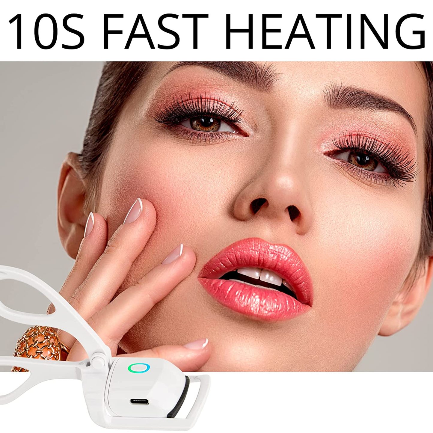 Long-Lasting Hold Heated Eyelash Curler-Topselling